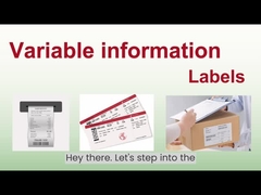 La aplicación de materiales de etiqueta sensibles a la temperatura.