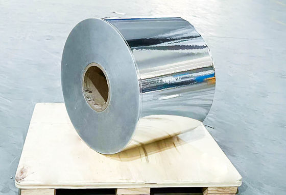 Material de etiqueta de rollo BOPP transparente Adhesivo acrílico de espesor de 50 μm