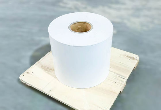 Impresión en grabado de rollo de pegatinas en blanco