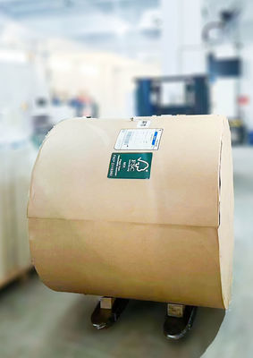 Papel Kraft pegamento caliente Etiquetas autoadhesivas Materiales de etiqueta 80 g espesor de superficie