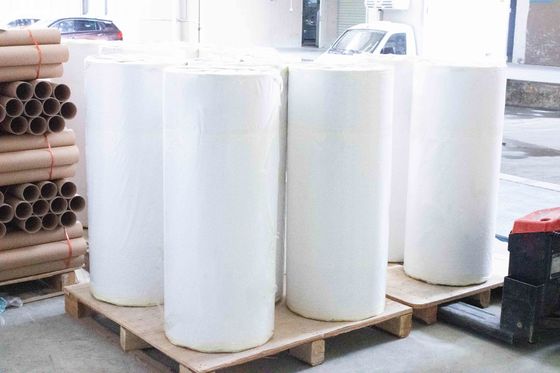 Etiqueta de rollo de papel revestido pegajoso ordinario 80 g espesor de superficie