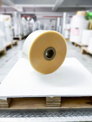 Etiquetas de rollo Jumbo adhesivas transparentes de BOPP de 1000 m de longitud