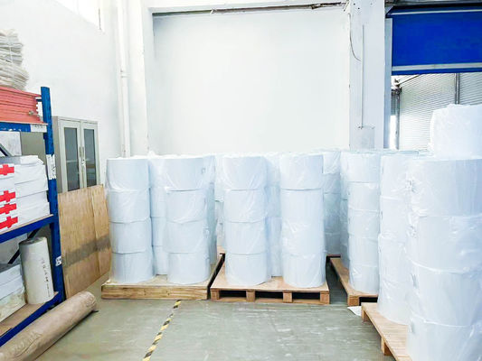 Etiqueta de rollo de papel revestido pegajoso ordinario 80 g espesor de superficie