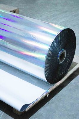 Papel de etiqueta de película holográfica autoadhesiva a prueba de agua 50 u espesor de superficie