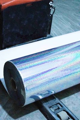 Papel de película holográfica transparente autoadhesivo impresable pegamento para aceite certificado SGS