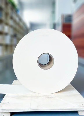 Rollo de papel de etiqueta térmica de pegamento acrílico, etiquetas adhesivas impermeables extra pegajosas