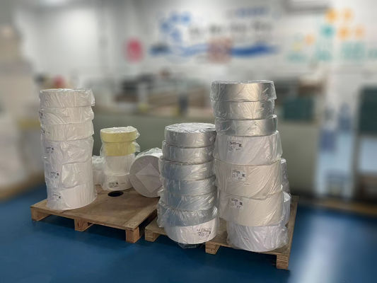 Rollo de papel adesivo térmico de pegamento congelado, rollo de papel de unión Certificado SGS
