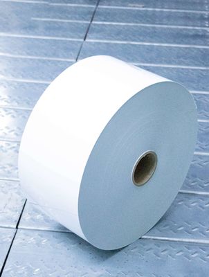 Etiquetas de papel en rollos con recubrimiento de vidrio impermeable Adesivo de fusión a caliente