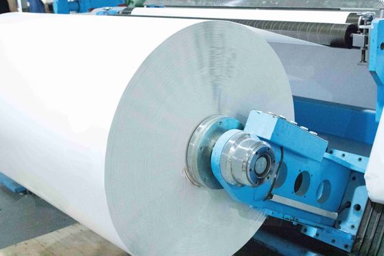 Tipo de pegamento de chapa de cobre Etiqueta de papel revestido en rollo SGS Aprobado adhesivo