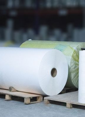 Tipo de pegamento acrílico pegajoso de papel térmico de rollo Jumbo Etiqueta pegajosa normal