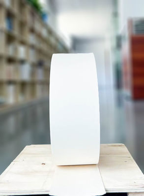 Papel de impresión Jumbo térmico blanco Rollo de papel de 90 g espesor de papel resistente a los arañazos
