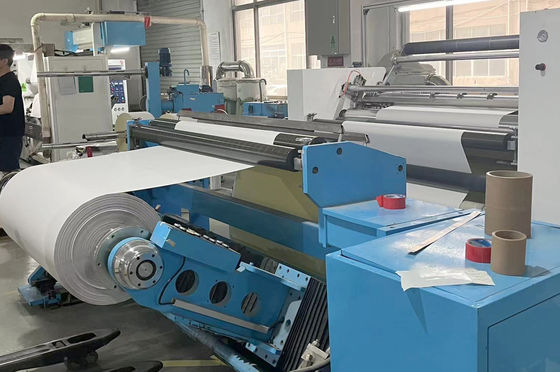 Papel brillante Jumbo Impresión de papel rollo pegamento de fusión en caliente Normal pegajoso