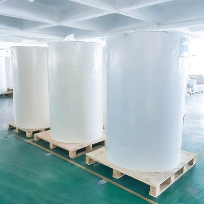Papel de impresión Jumbo térmico pegajoso, rollo de pegatinas y pegamento de aceite