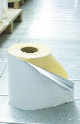 Rollo Jumbo de pegamento térmico extraíble, rollo de papel de revestimiento de liberación de 1000m de longitud