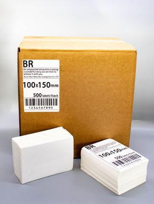Papel expreso de logística industrial de tamaño 100x150 Hoja de logística para etiquetas de embalaje