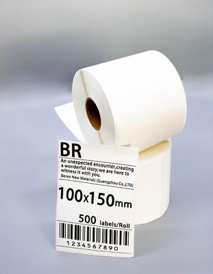 100x150x500 Etiquetas de embalaje Hoja de logística y Hoja expresa con impresión en blanco