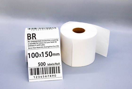 100x150x500 Etiquetas de embalaje Hoja de logística y Hoja expresa con impresión en blanco
