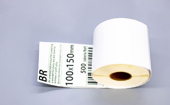 100x150x500 Etiquetas de embalaje Hoja de logística y Hoja expresa con impresión en blanco