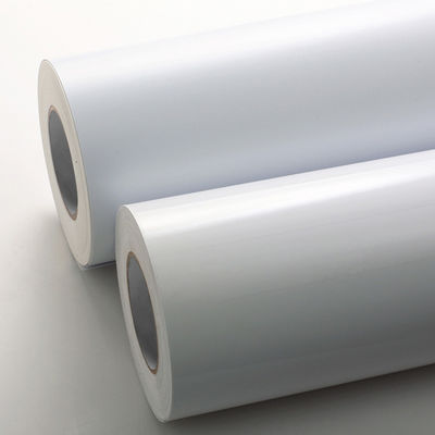 Material de etiqueta de impresión de papel recubierto de 80 gramos con adhesivo acrílico permanente reforzado