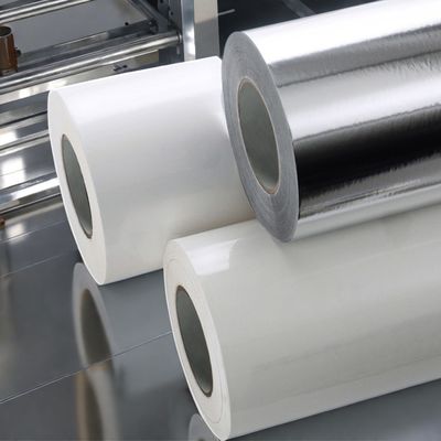 Adhesión inicial ≥ 16N 80g Papel recubierto Material de etiqueta impreso en papel blanco de vidrio
