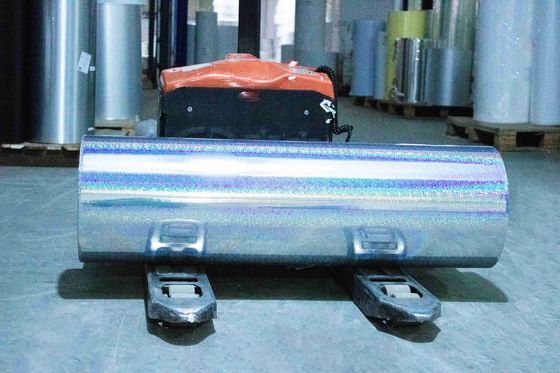 Buen precio Papel de etiqueta de película holográfica autoadhesiva a prueba de agua 50 u espesor de superficie en línea