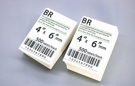 Buen precio 4x6 rollo de etiquetas térmicas para etiquetas impresoras en línea