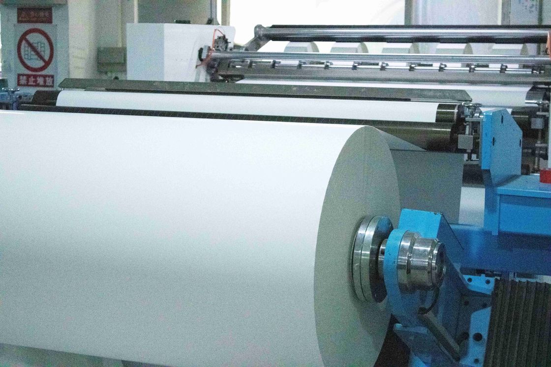 Tipo de pegamento de fusión en caliente Etiqueta de papel recubierto en rollos 250 u espesor de superficie