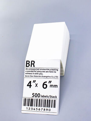 Buen precio Fácil aplicación 4x6 etiqueta térmica adesivo para etiquetas en línea